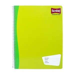 Cuaderno Profesional Blanco Scribe 100hj