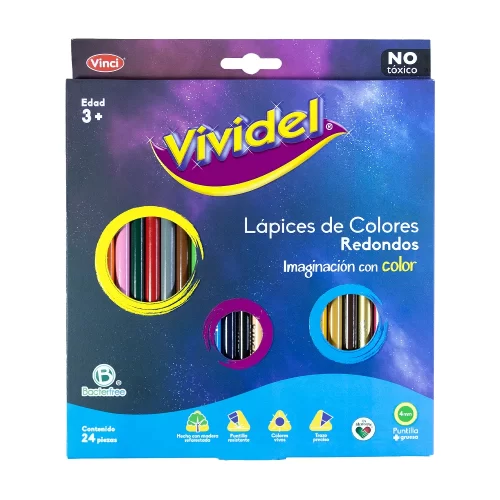 colores Vividel 24pzs